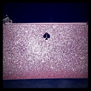 KATE spade lilac glitter wallet
